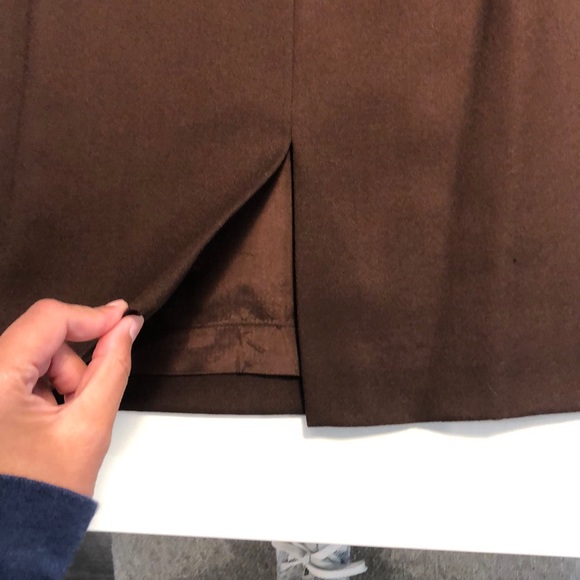 NWT Chocolate brown skirt. Size 12 - Picture 6 of 10